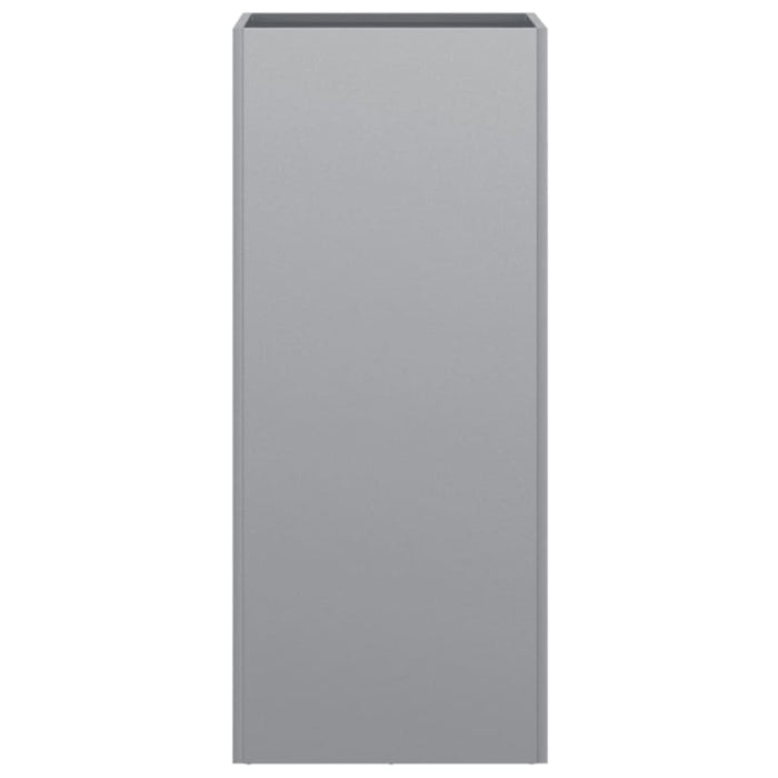 Planter Silver 32x27.5x75 Cm Galvanised Steel Naopil