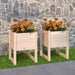 Planters 2 Pcs 40x40x52.5 Cm Solid Wood Pine Nxxobn