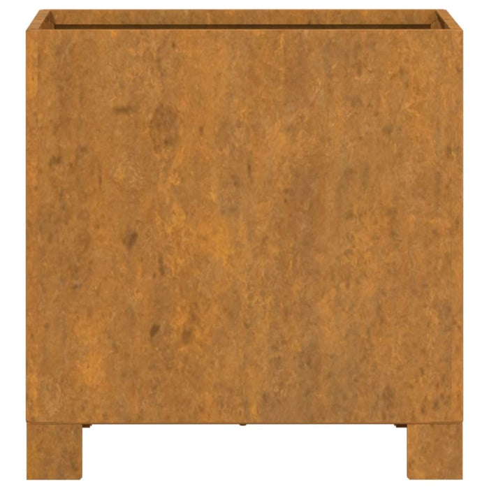 Planters With Legs 2 Pcs Grey 32x30x33 Cm Corten Steel