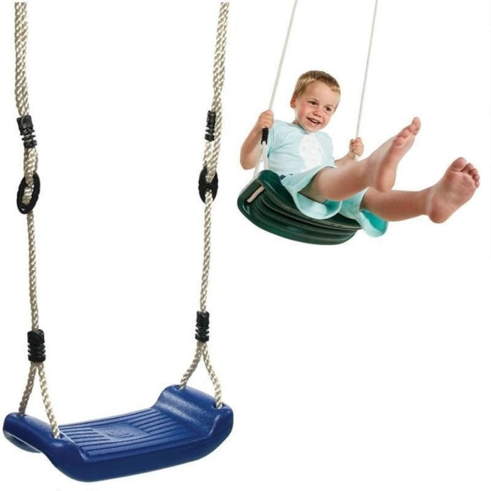 Plastic Blow Moulded Swing Seat | Random Colour Selection