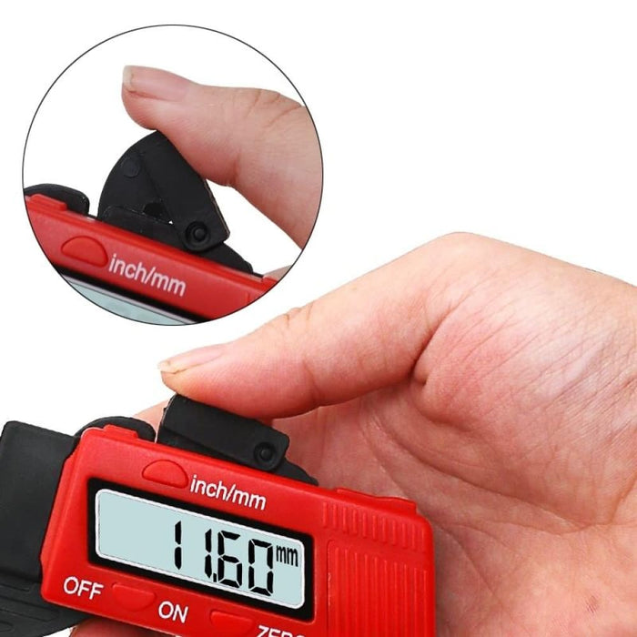 Plastic Electronic Digital Thickness Gauge Professional