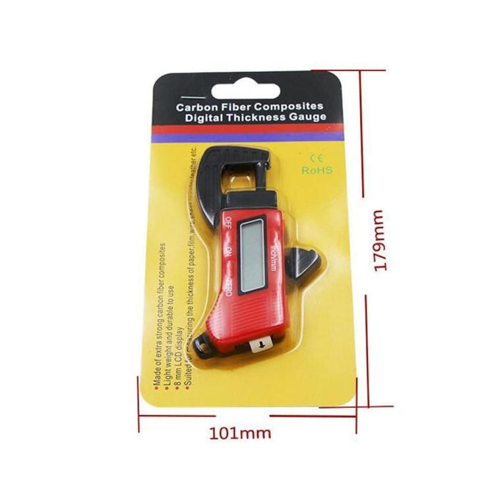 Plastic Electronic Digital Thickness Gauge Professional