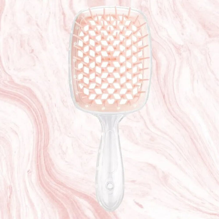 Plastic Fluffy Honeycomb Dry And Wet Hollow Shape Comb