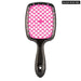 Plastic Fluffy Honeycomb Dry And Wet Hollow Shape Comb