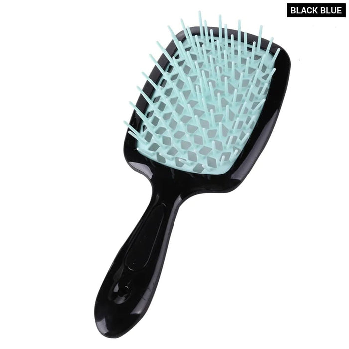 Plastic Fluffy Honeycomb Dry And Wet Hollow Shape Comb