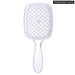 Plastic Fluffy Honeycomb Dry And Wet Hollow Shape Comb