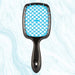 Plastic Fluffy Honeycomb Dry And Wet Hollow Shape Comb