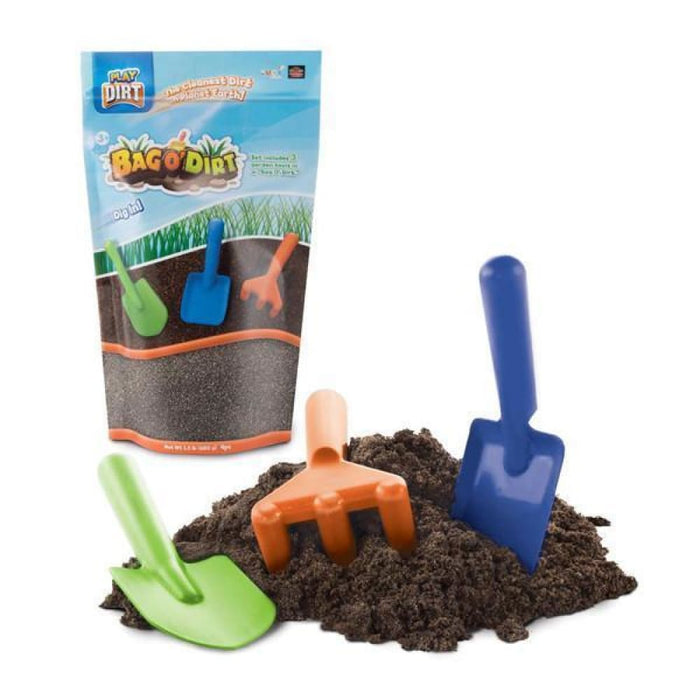 Nz Local Stock- Play Dirt - Bag O’ With 3 Garden Tools