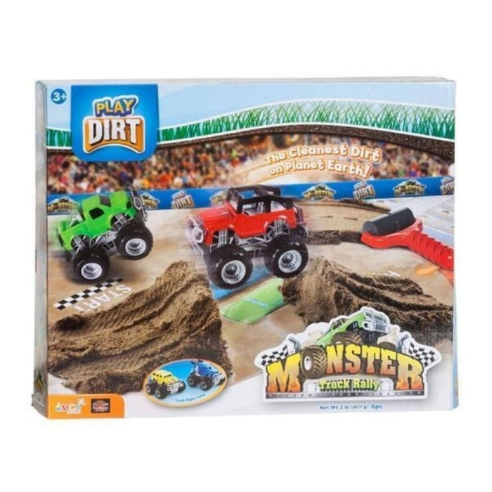 Nz Local Stock- Play Dirt Monster Truck Rally Box Set