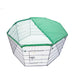 Pet Playpen 8 Panel 24in Foldable Dog Cage + Cover