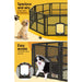 I.pet Pet Dog Playpen Enclosure 8 Panel Fence Puppy Cage