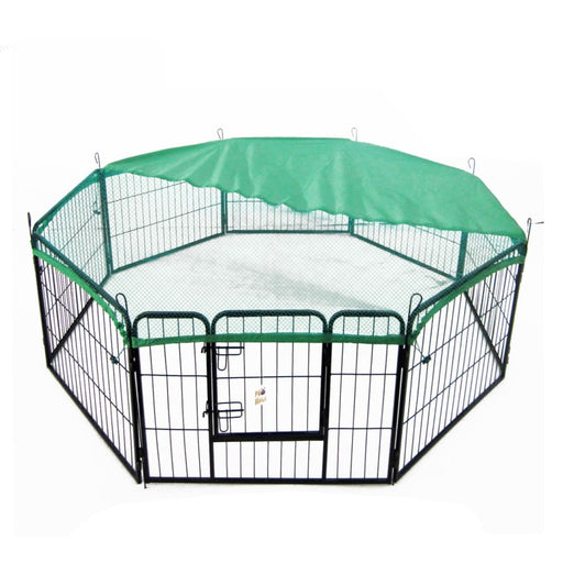 Pet Playpen Heavy Duty 32in 8 Panel Foldable Dog Cage Cover