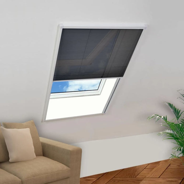 Plisse Insect Screen For Windows Aluminium 80x100 Cm Oaxloo