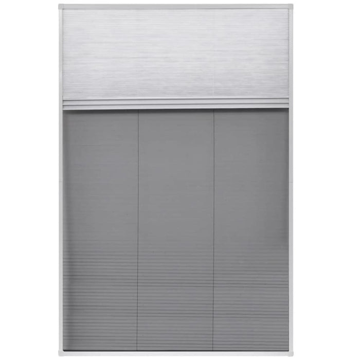 Plisse Insect Screen For Windows Aluminium 80x120 Cm