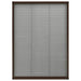 Plisse Insect Screen For Windows Aluminium Brown 80x120 Cm