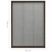 Plisse Insect Screen For Windows Aluminium Brown 80x120 Cm