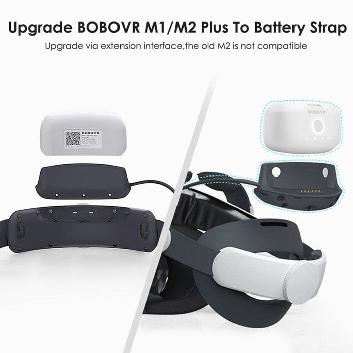 M2 Plus Head Strap With Battery Dock Ultra Elite For Oculus