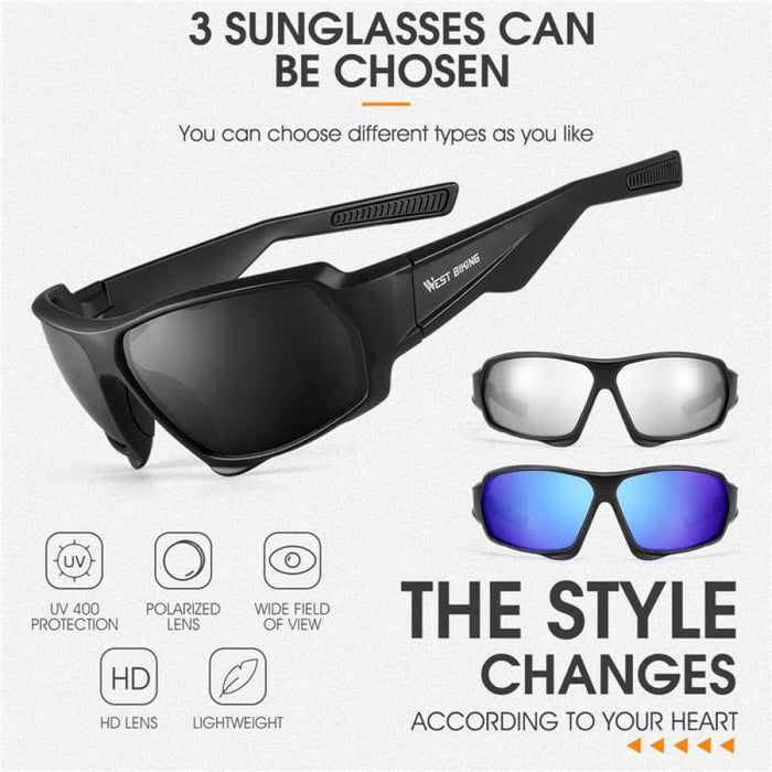 Hd Polarized Cycling Sunglasses