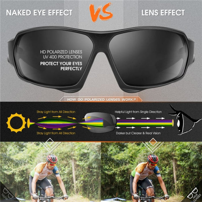 Hd Polarized Cycling Sunglasses