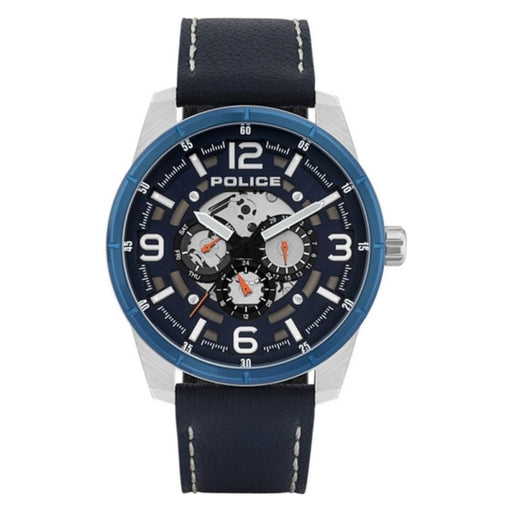 Police Pl15663jstbl03 Men’s Quartz Watch Blue 48 Mm