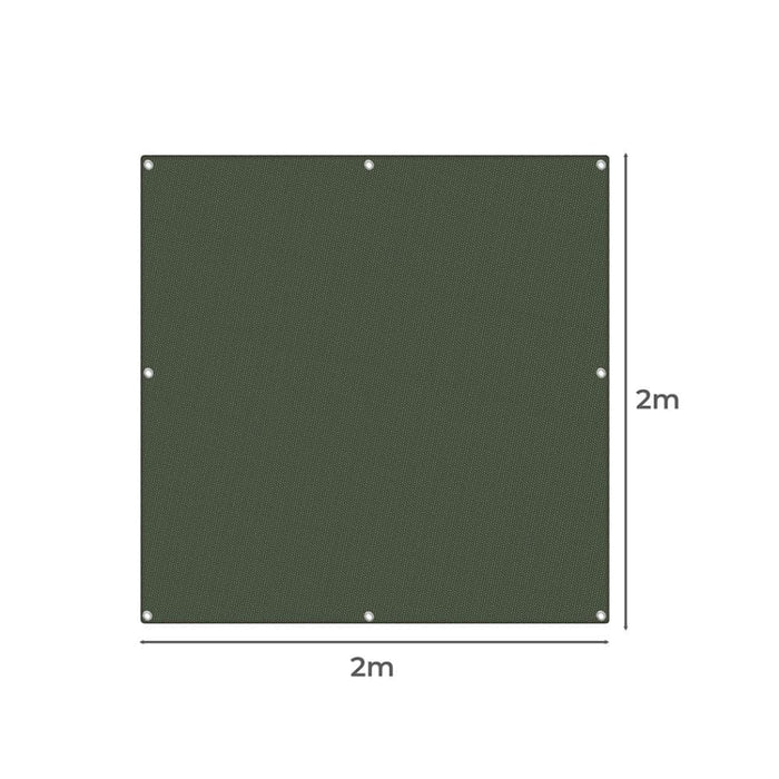 Goslash Picks Polyester Canvas Tarp Tarpaulin Sun 2x2 Meter