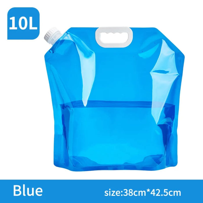 Portable 5/10l Folding Water Bag For Camping