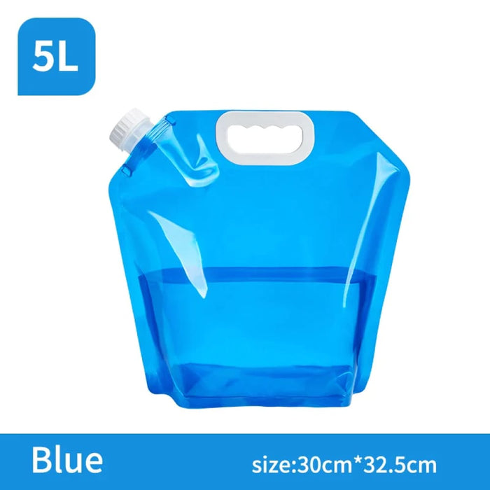 Portable 5/10l Folding Water Bag For Camping