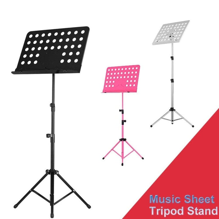 Portable Adjustable Detachable Metal Music Stand Holder