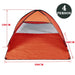 Pop Up Portable Beach Canopy Sun Shade Shelter Orange