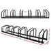 Portable Bike 6 Parking Rack Bicycle Instant Storage Stand