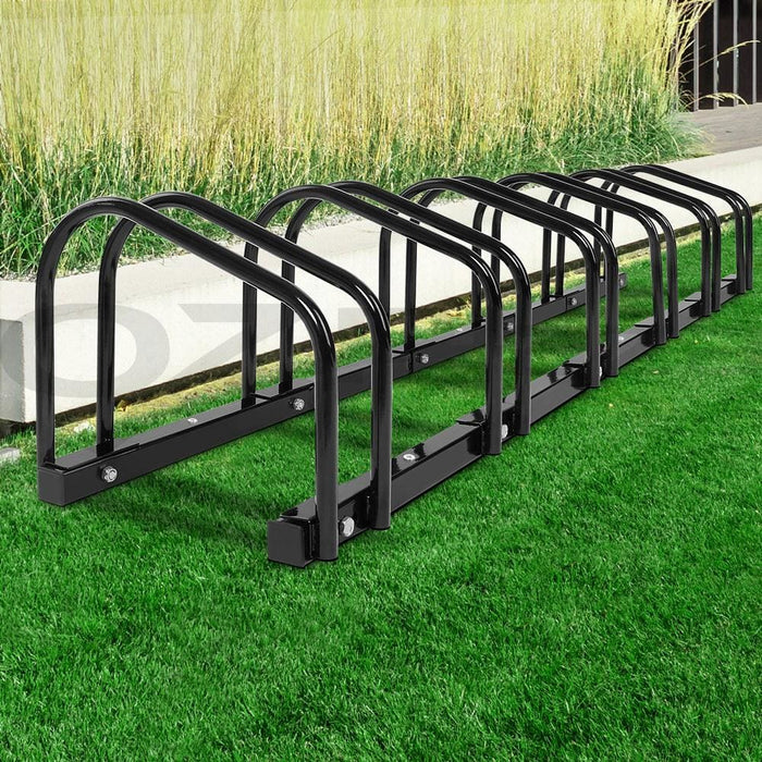 Portable Bike 6 Parking Rack Bicycle Instant Storage Stand