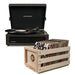 Portable Bluetooth Turntable With Record Crate