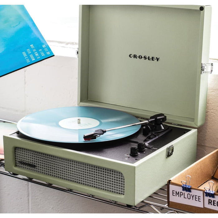 Portable Bluetooth Turntable With Record Storage