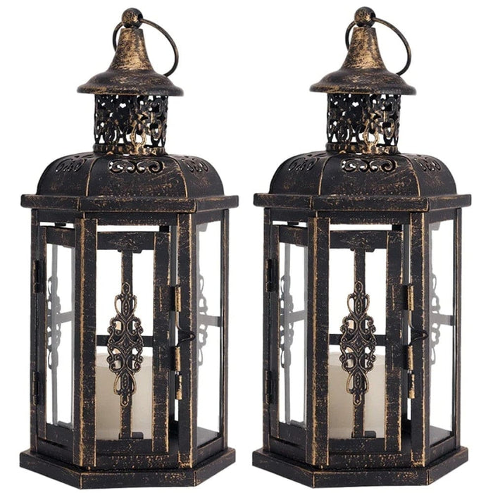 Portable Candle Holder Lantern For Tabletop Home Decor