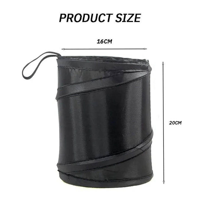 Portable Car Trash Can Durable Foldable Hanging Storage Bag