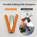 Portable Double Sided Knife Sharpener For Pocket Folding