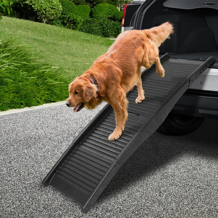 I.pet Portable Folding Pet Ramp For Cars - Black