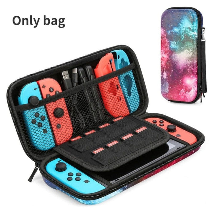 Portable Pu Gradient Carrying Case For Nintendo Switch Oled