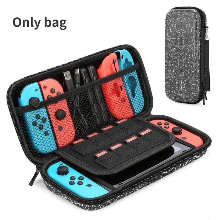 Portable Pu Gradient Carrying Case For Nintendo Switch Oled