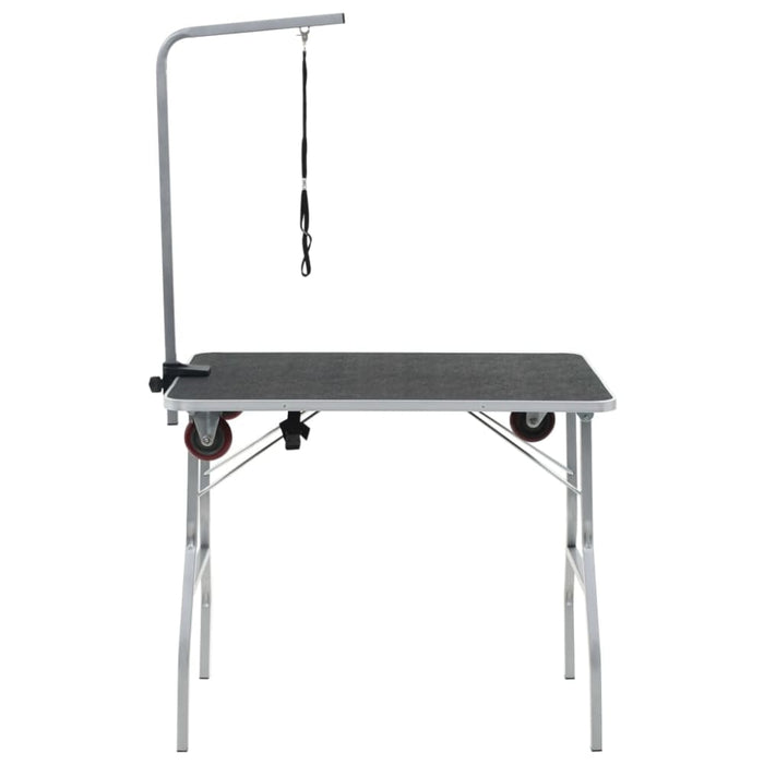 Portable Dog Grooming Table With Castors Oibxop