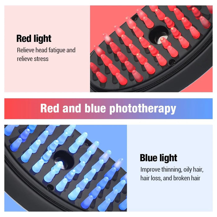 Portable Hair Growth Comb With Red Light Therapy