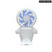 Portable Handheld Fan Cartoon Charging Model Large Wind