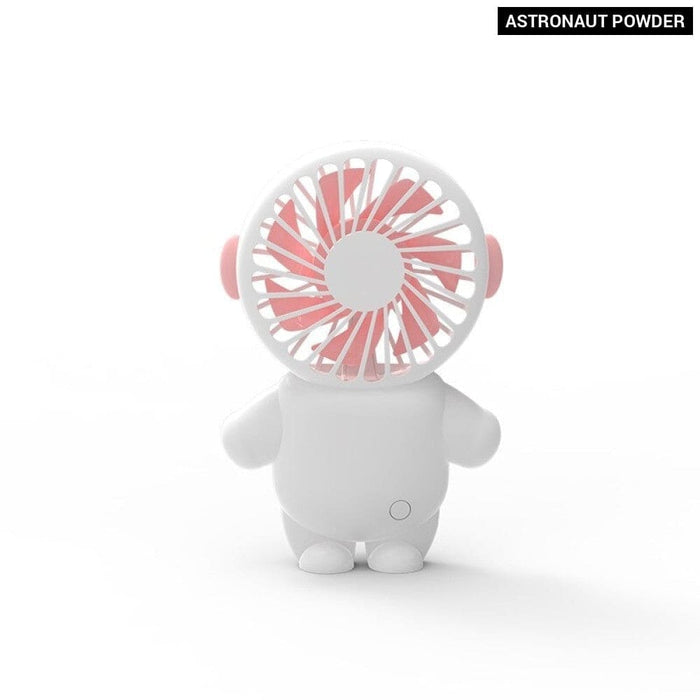 Portable Handheld Fan Cartoon Charging Model Large Wind