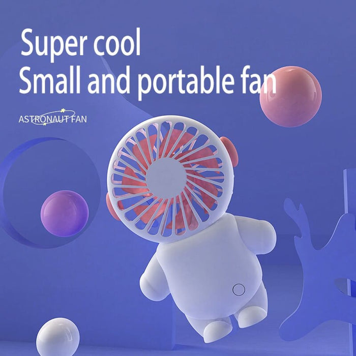 Portable Handheld Fan Cartoon Charging Model Large Wind