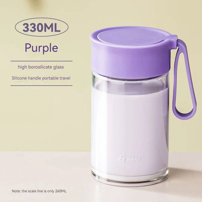 Portable High Borosilicate Milk Cup