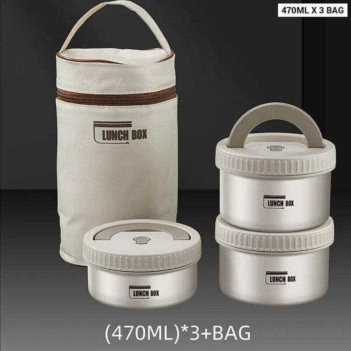 Portable Insulated Lunch Box Set