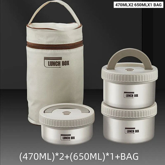 Portable Insulated Lunch Box Set