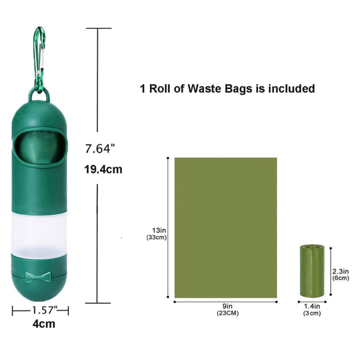 Portable Lightweight Durable Pet Poop Waste Bag Holder