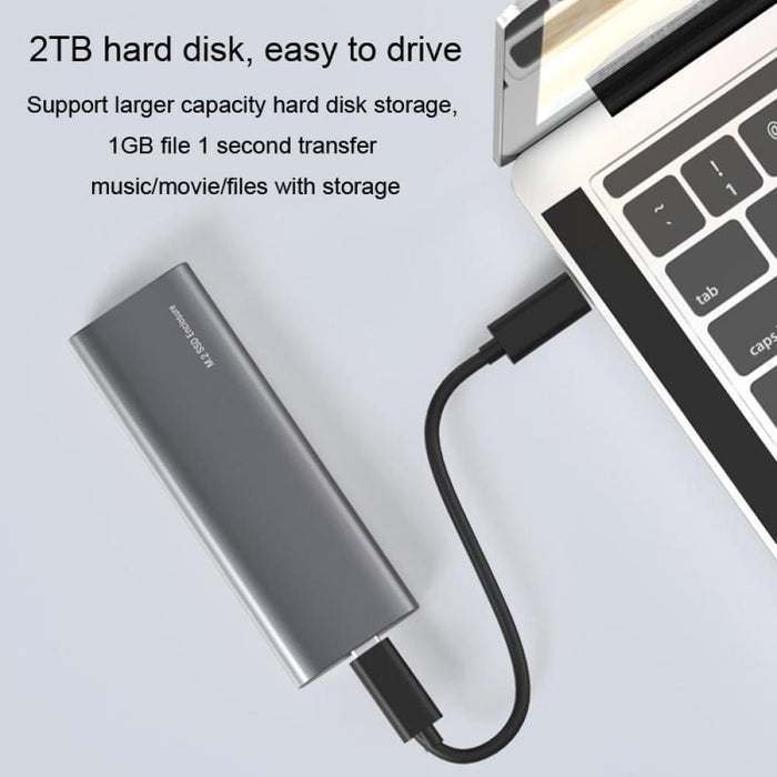 Portable M.2 Ssd Enclosure For Mobile Hard Drives