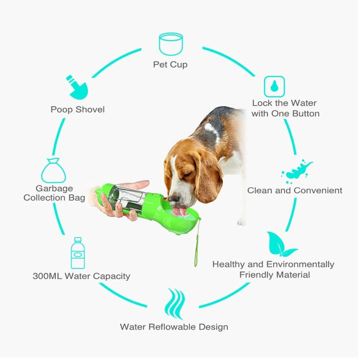 Portable Multifunctional Lightweight Travel Pet Drinking